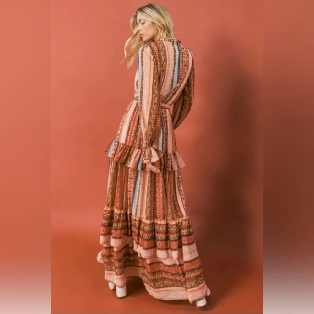 Flying Tomato Multicolor Maxi Dress - Picture 2 of 16